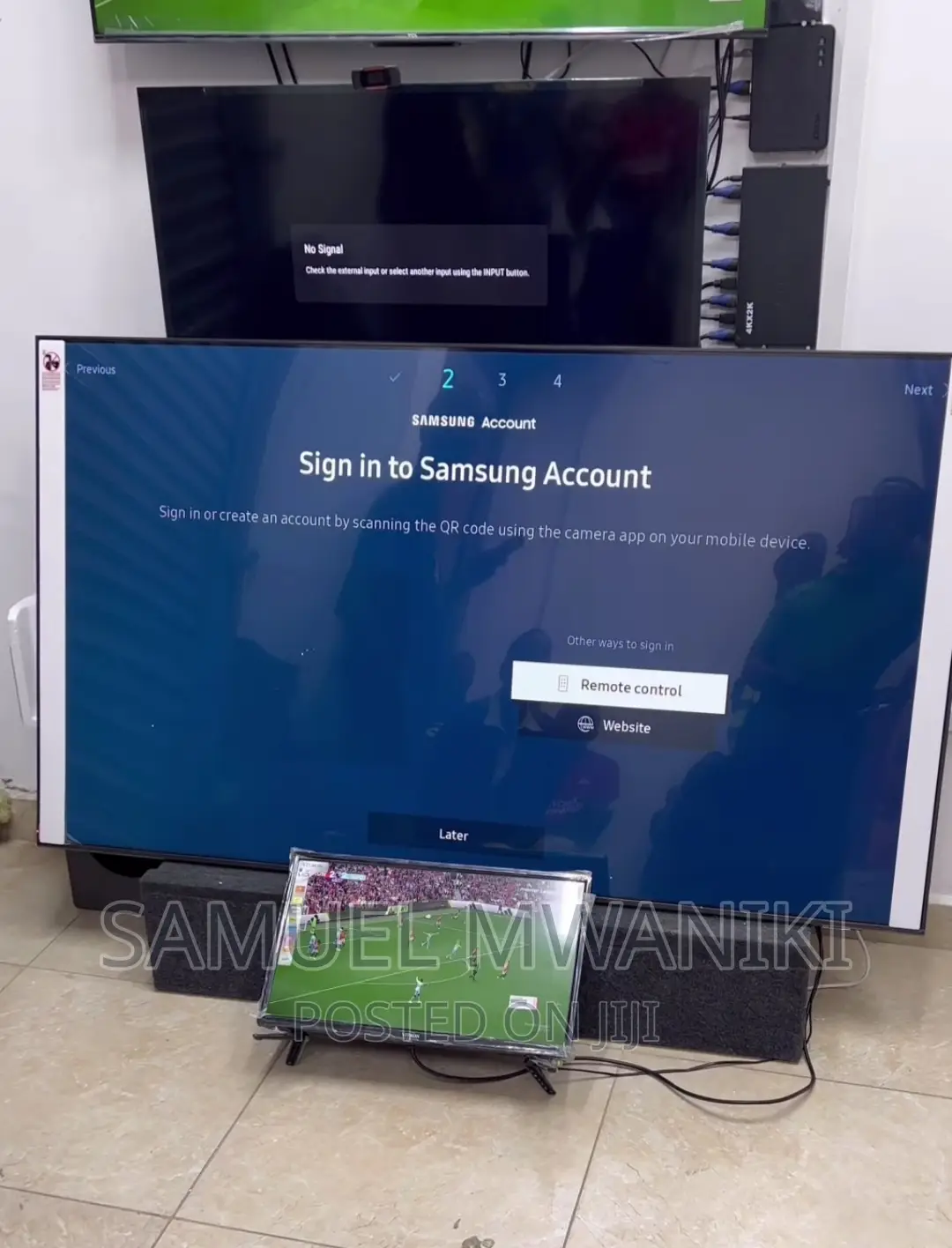 Samsung 75'' Crystal Uhd Smart Tv Voice Control