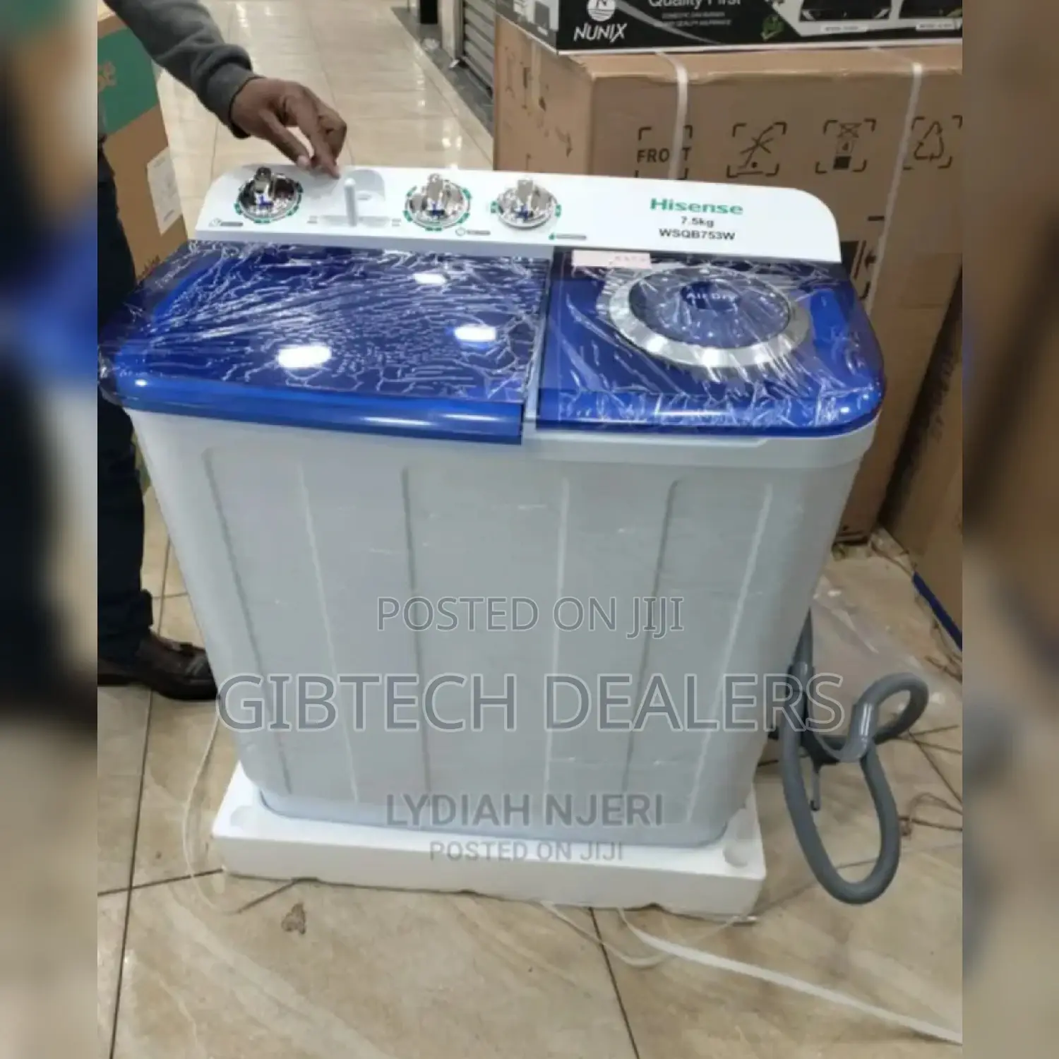 *Hisense Washing Machine 7.5kgs*