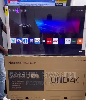 Hisense 58” Uhd Smart Frameless Tv Youtube Netflix