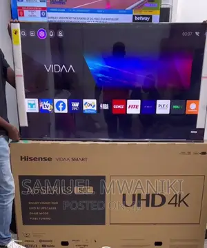 Hisense 58” Uhd Smart Frameless Tv Youtube Netflix