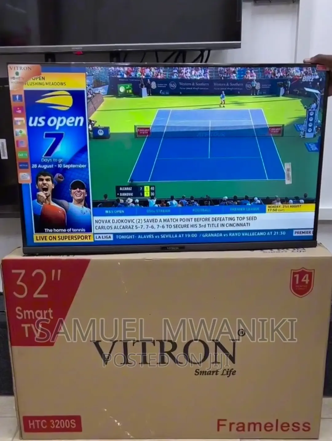 Vitron 32" Frameless Smart Android Tv With Netflix Youtube