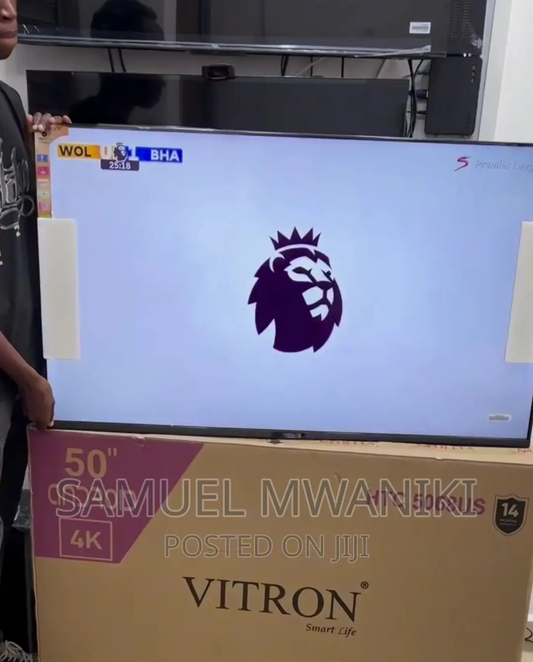 Vitron 50" Uhd Android Tv Frameless Design With Netflix