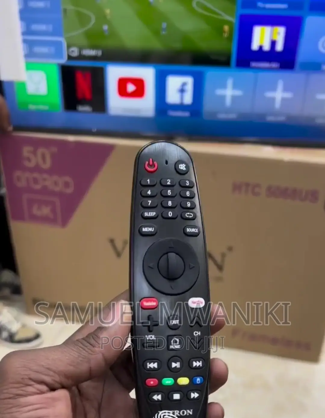 Vitron 50" Uhd Android Tv Frameless Design With Netflix