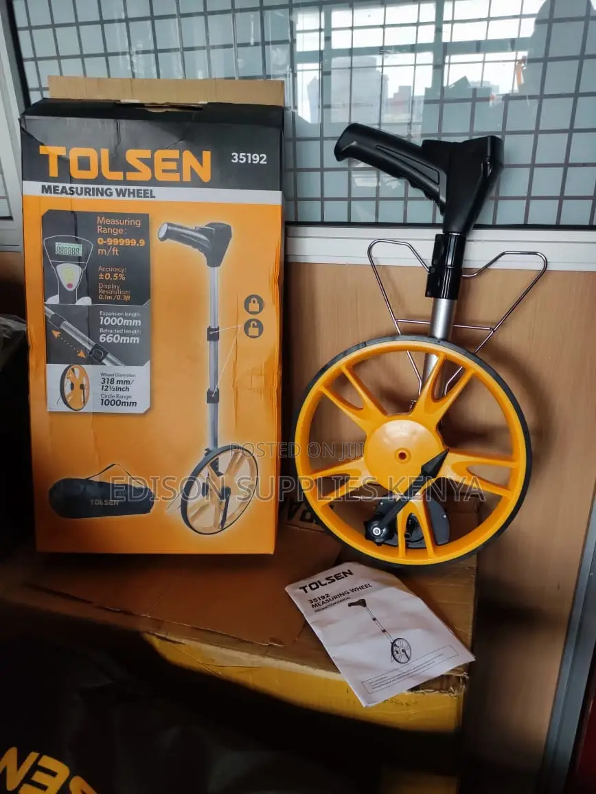 Tolsen Measuring Wheel 318mm Heavy Duty Measuring Wheels 35192