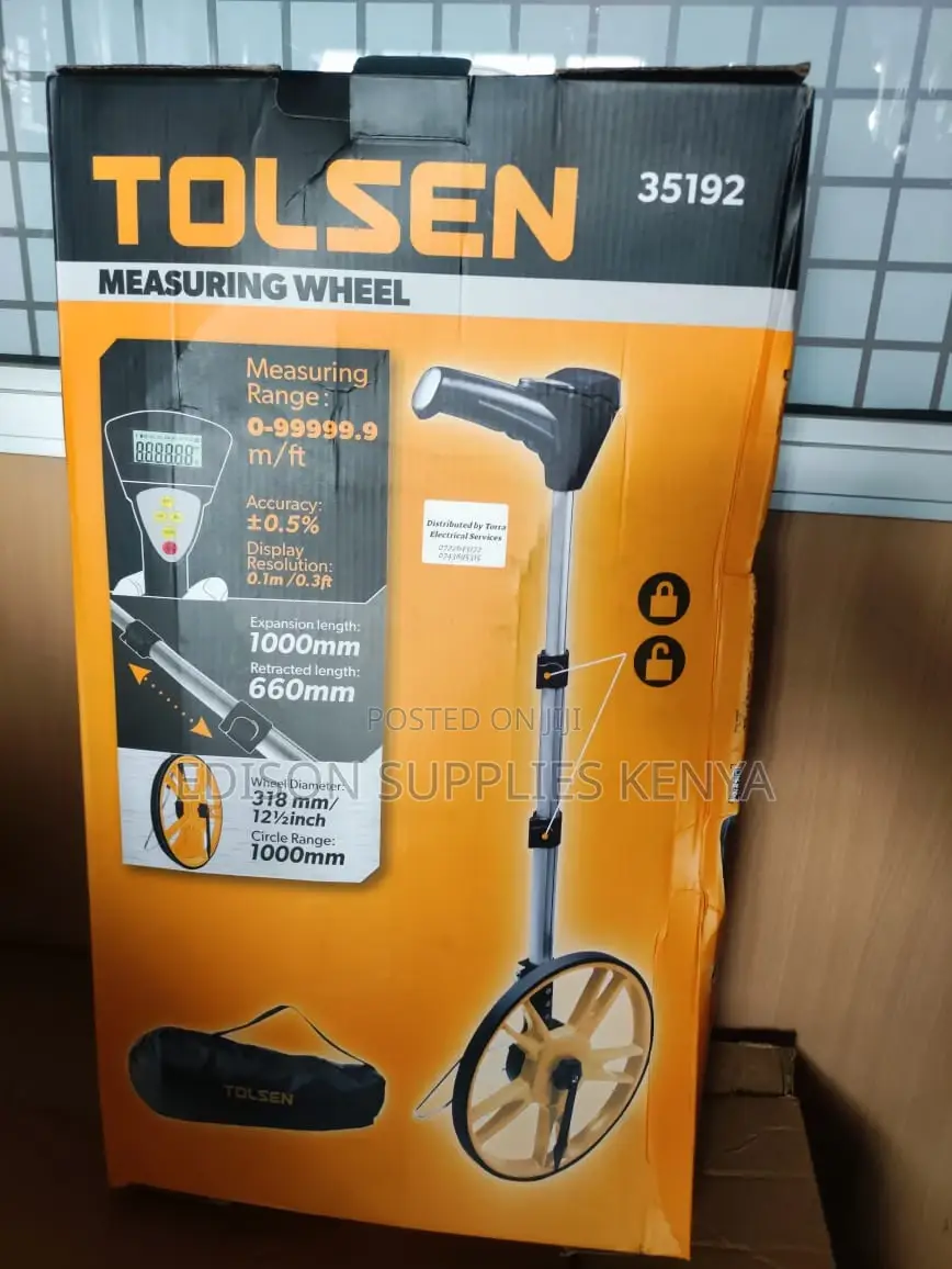 Tolsen Measuring Wheel 318mm Heavy Duty Measuring Wheels 35192