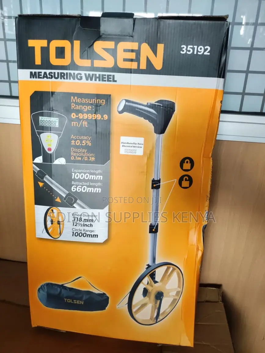 Tolsen Measuring Wheel 318mm Heavy Duty Measuring Wheels 35192