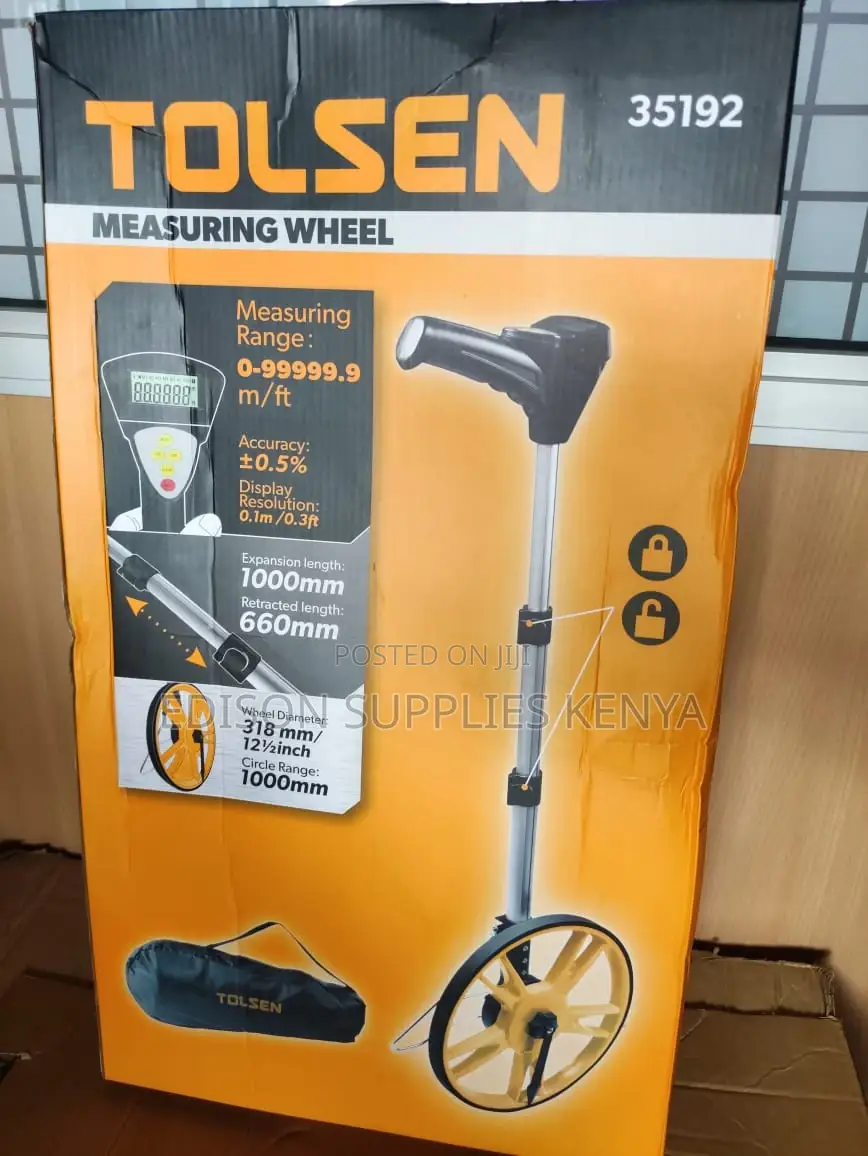 Tolsen Measuring Wheel 318mm Heavy Duty Measuring Wheels 35192