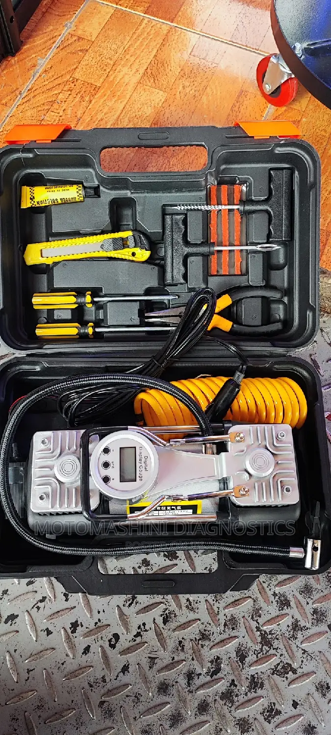 Digital Double Cylinder Portable Compressor Tyre Inflator