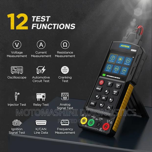 Automotive Diagnostics Digital Multimeter, Oscilloscope