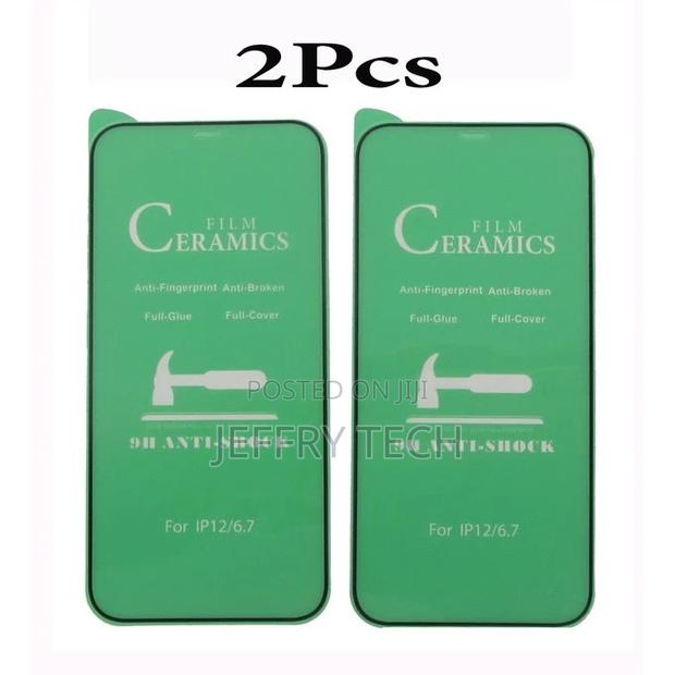 Unbreakable Matte Ceramics Screen Protector for iPhone 12 (6 - thumbnail 3