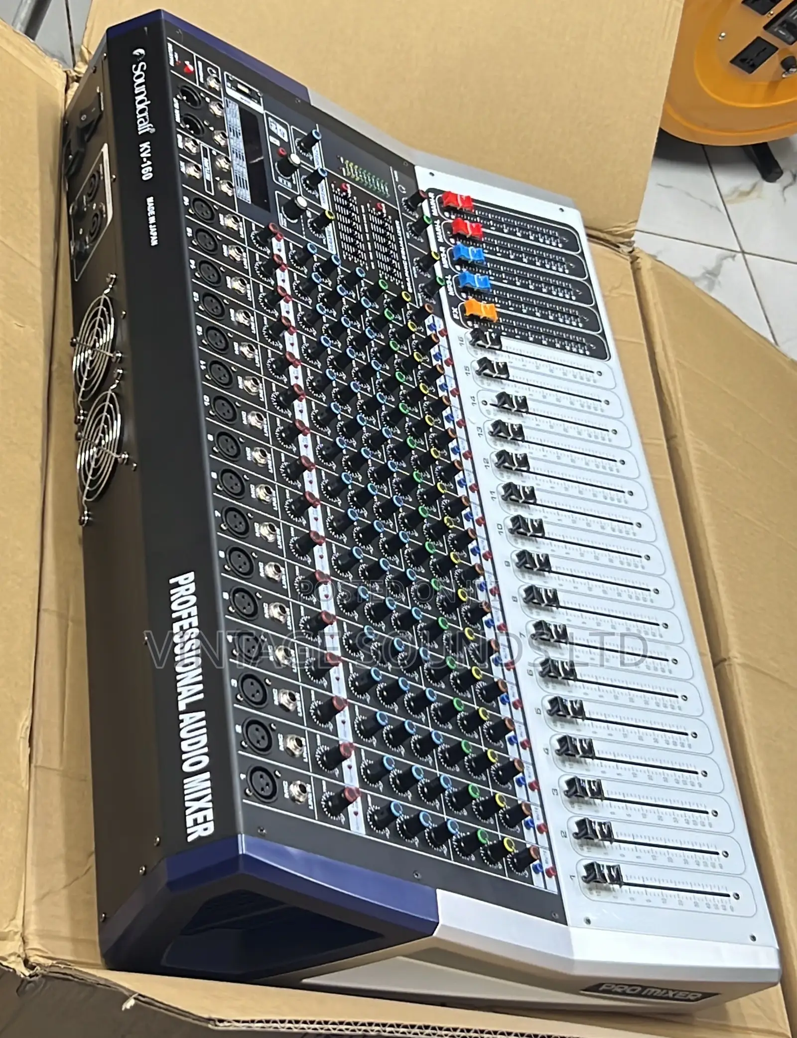Soundscraft PRO Kv160 Powered Mixer With USB and Bluetooth