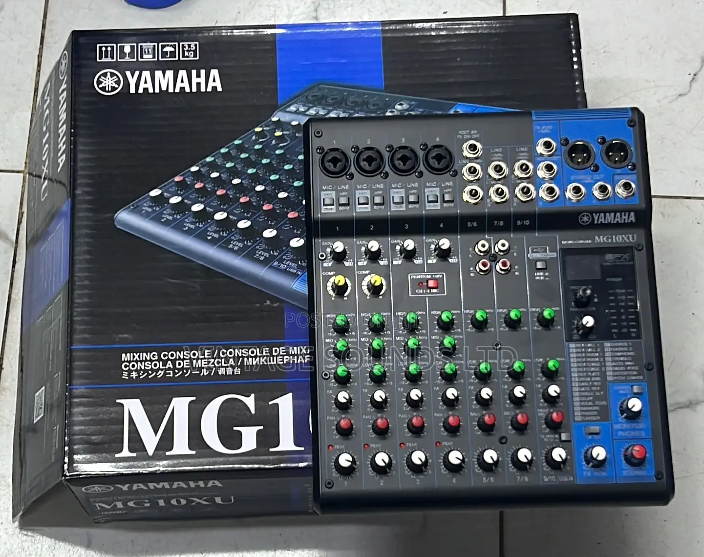 Yamaha MG10XU 10-Input Mixer With Built-in FX