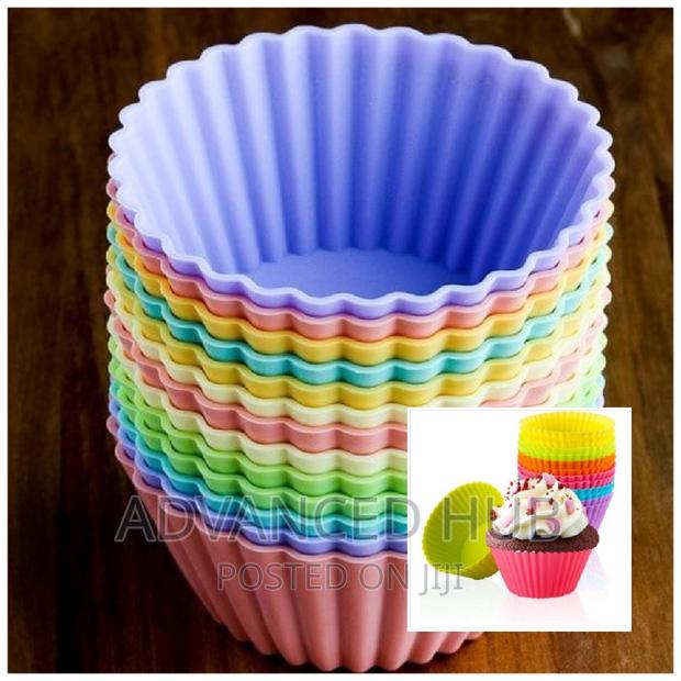 12pcs Silicone Cup Cake - thumbnail 4