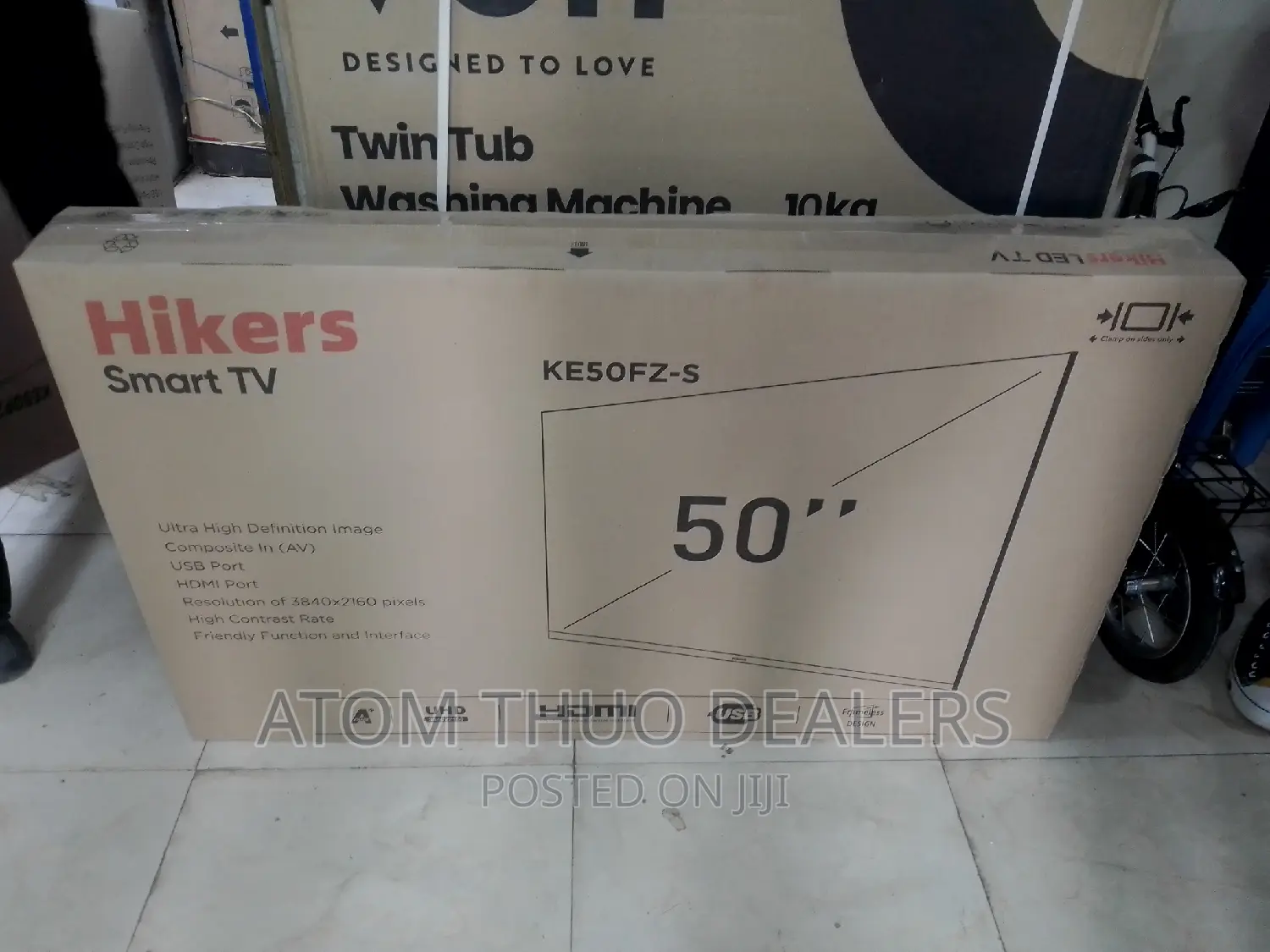 Hikers 50 Inches Smart Android Flameless Tv ,.,