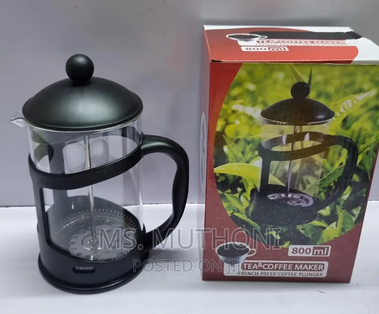 800ml French Coffee Plunger