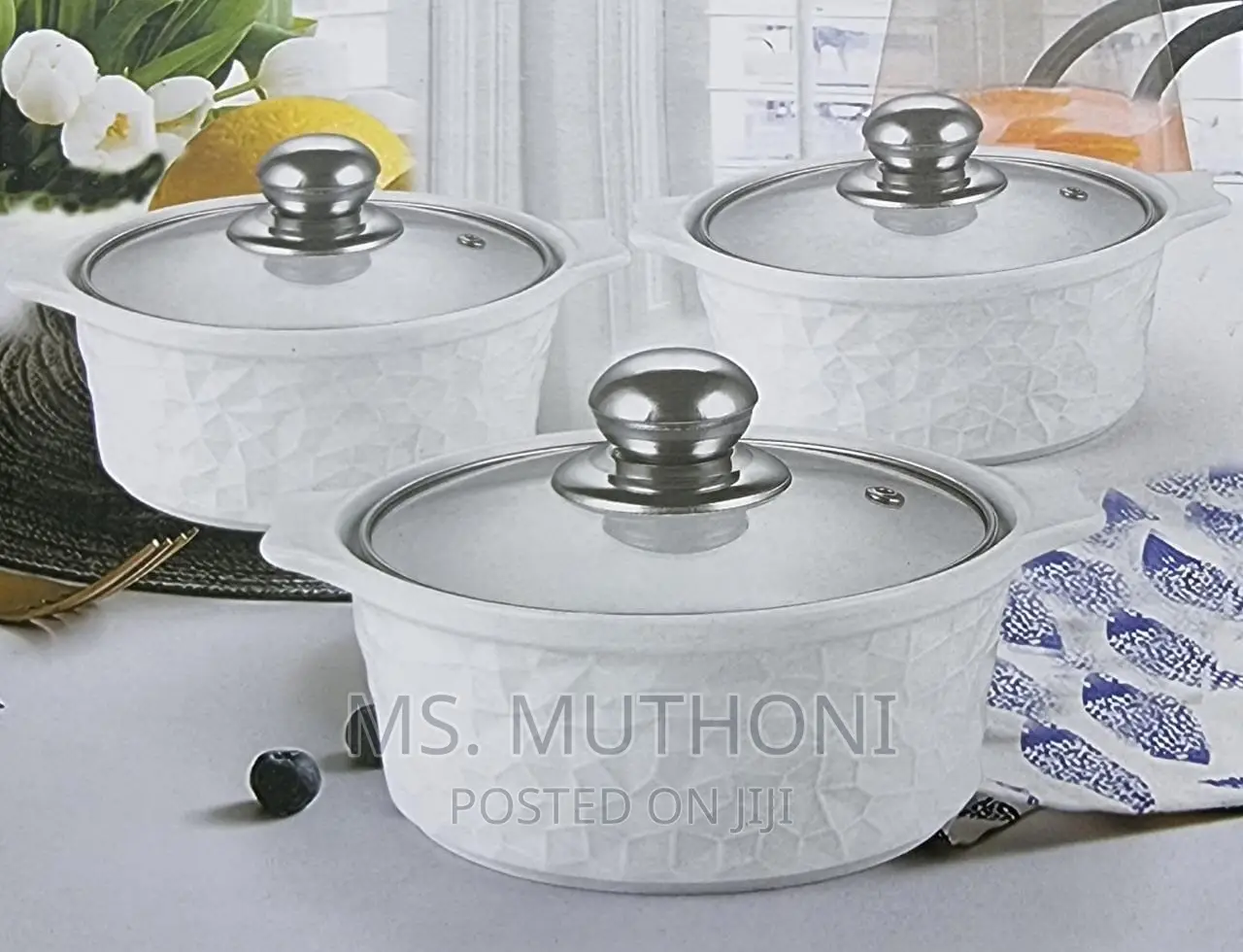 *High Quality 3in1 Ceramic Serving Dish Set of 3pcs