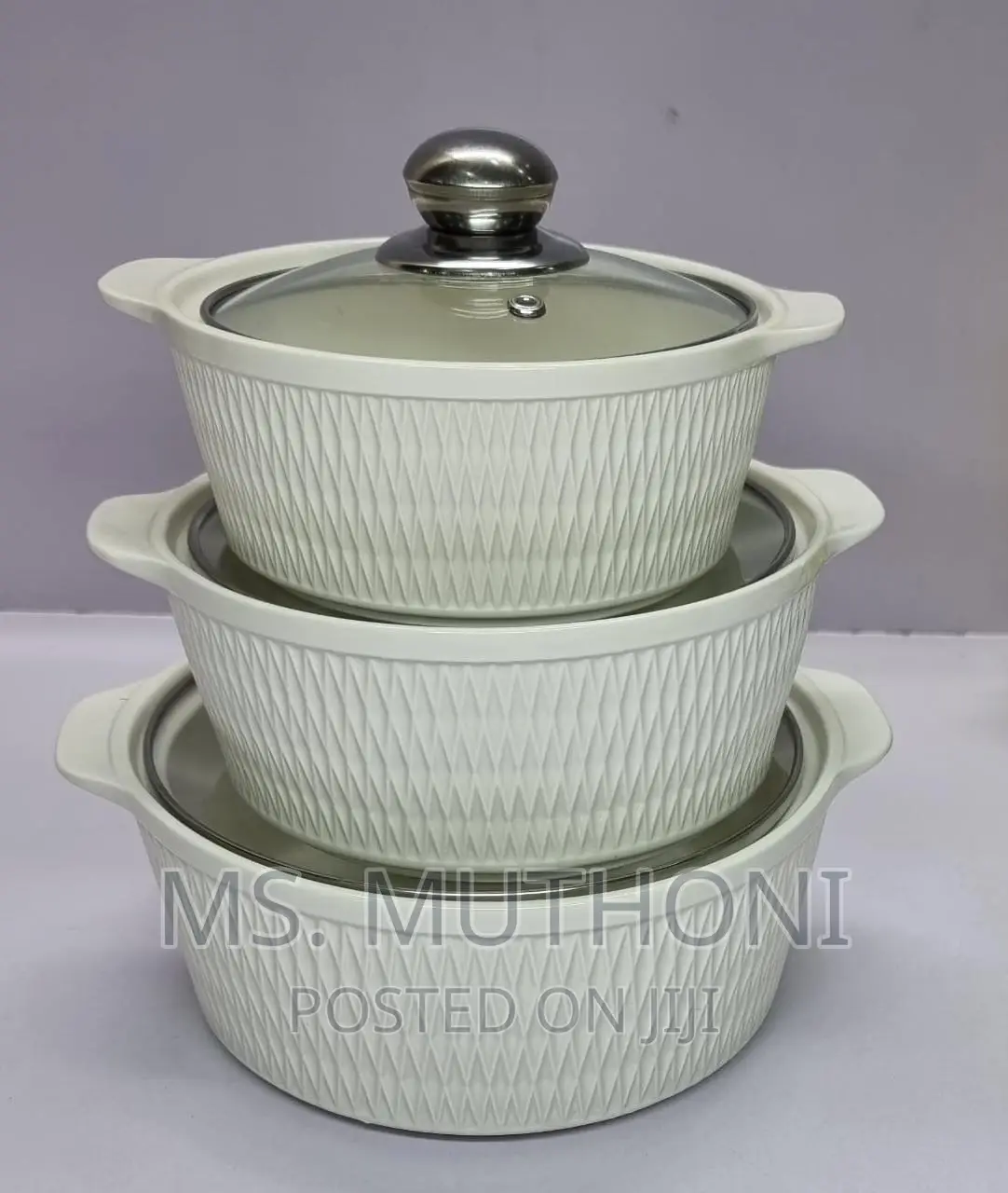 *High Quality 3in1 Ceramic Serving Dish Set of 3pcs