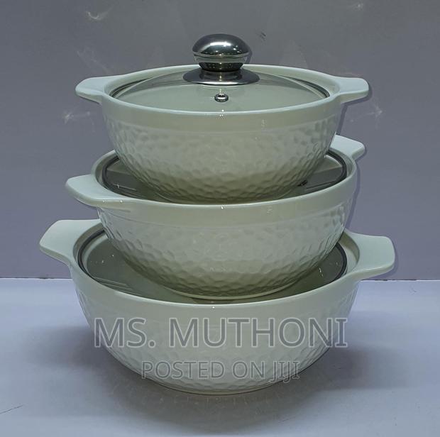 *High Quality 3in1 Ceramic Serving Dish Set of 3pcs - thumbnail 6