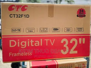 CTC 32 Inches Flameless Digital Tv / Television 