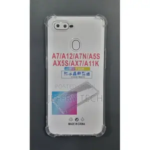 Transparent Back Cover for Oppo A7 / A12 / A7N / A5S / AX5S