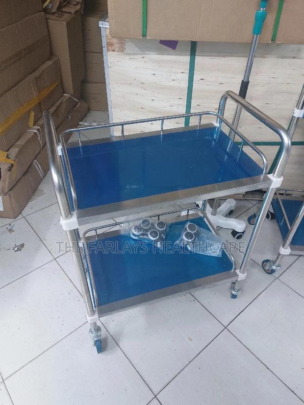 Hospital Medical Trolley for Instruments. - thumbnail 3