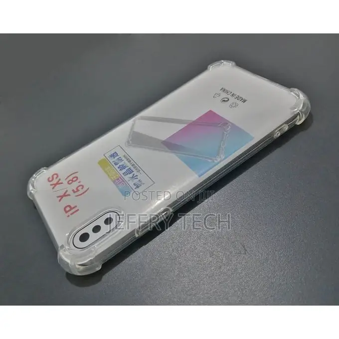 Anti-Shock Back Cover for iPhone X iPhone XS - Transparent