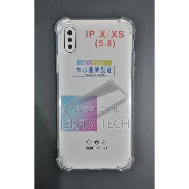 Anti-Shock Back Cover for iPhone X iPhone XS - Transparent - thumbnail 2