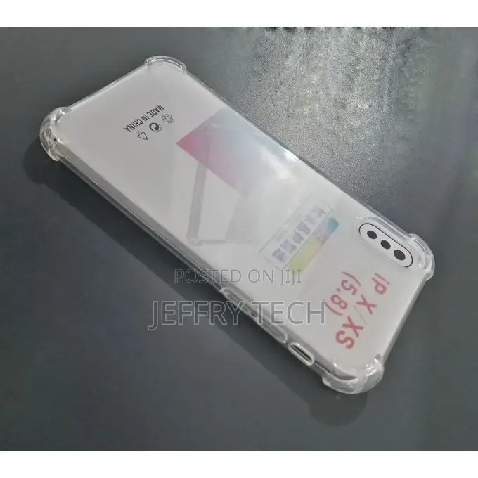 Anti-Shock Back Cover for iPhone X iPhone XS - Transparent