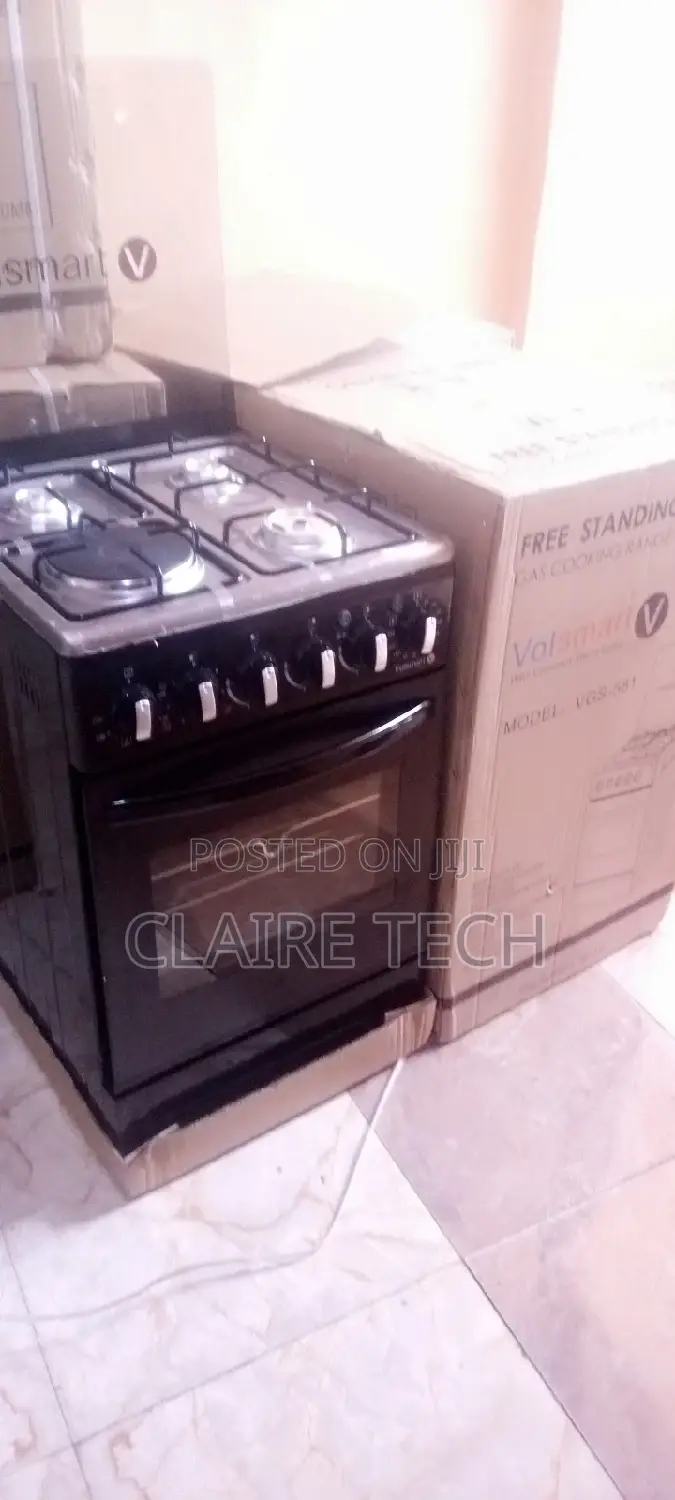 Free Standing Nunix Oven Cooker 3 Burner + 1 Hotplate