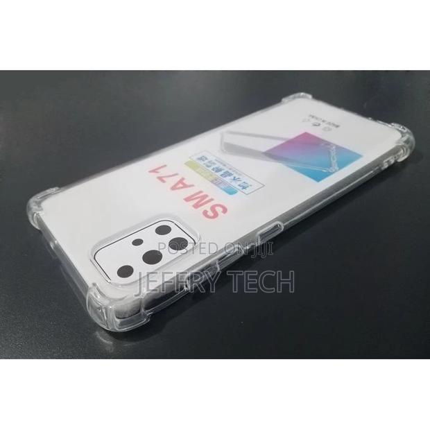 Anti-Shock Back Cover for Samsung Galaxy A71 - Transparent