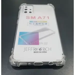 Anti-Shock Back Cover for Samsung Galaxy A71 - Transparent