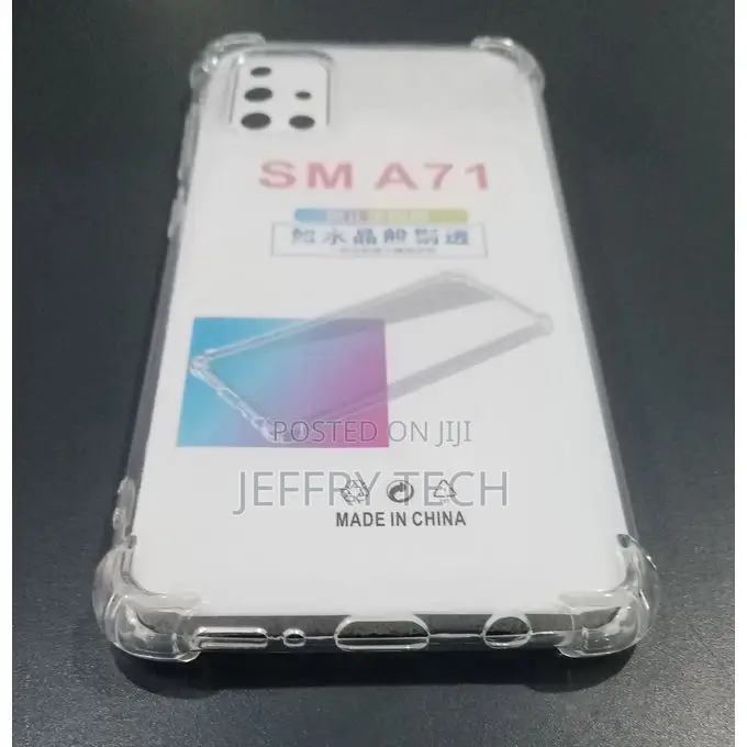 Anti-Shock Back Cover for Samsung Galaxy A71 - Transparent