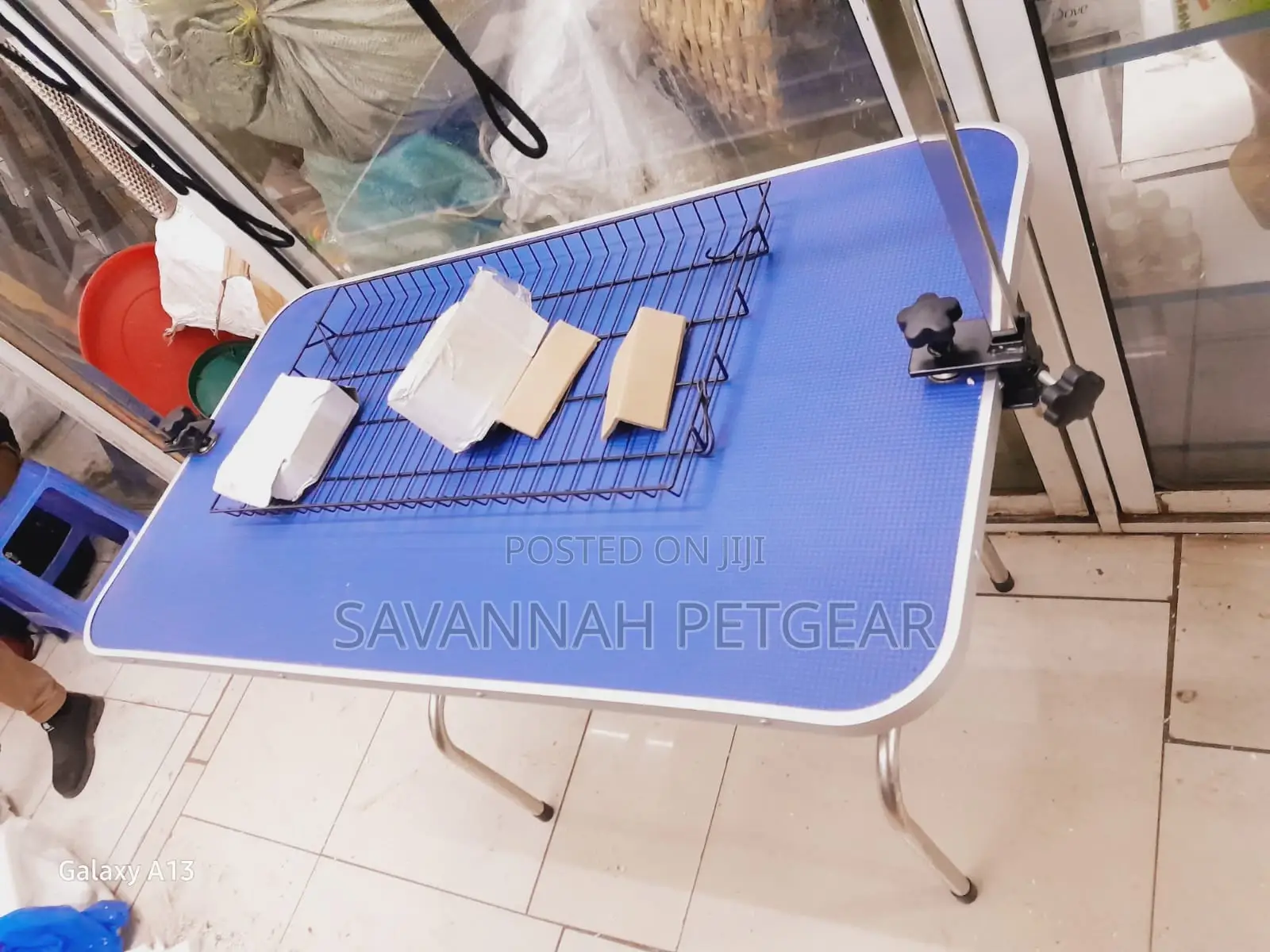 Pet Dog Grooming Table Foldable Stainless Steel- Medium Size