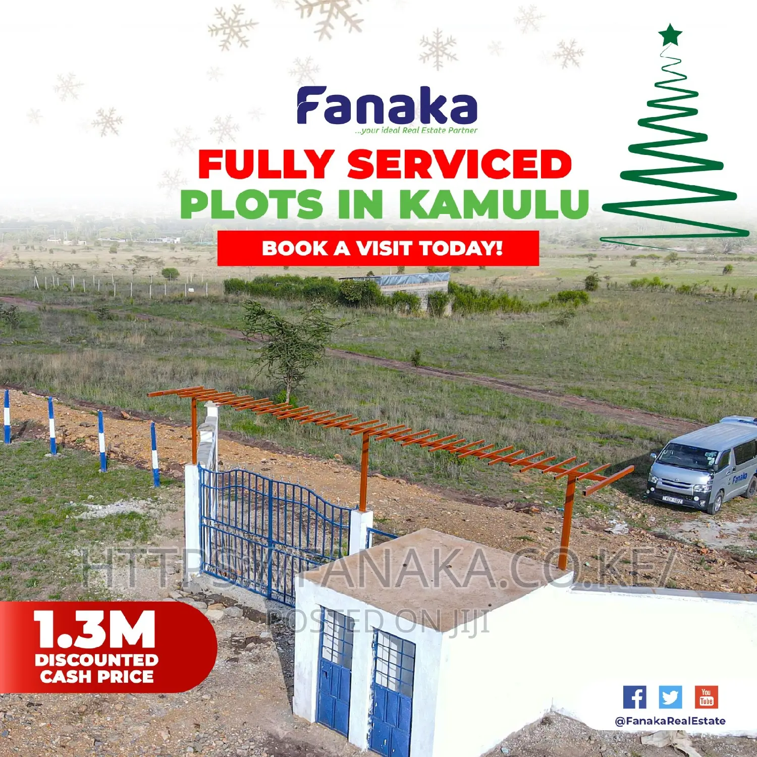 5%Discount on 50*100 Plots in Kamulu^AC