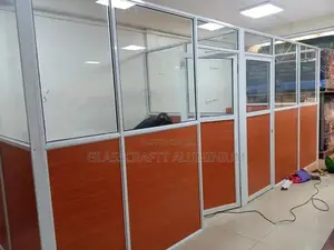 Glass and Board Aluminum Partition