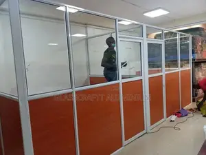 Glass and Board Aluminum Partition