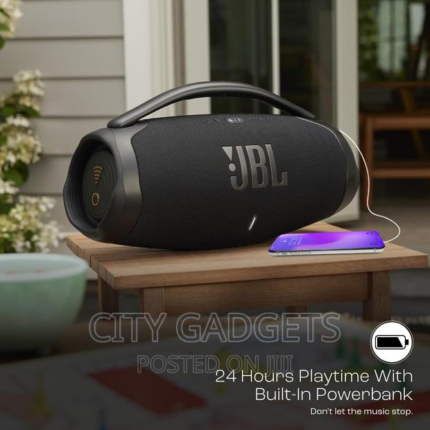 JBL Boombox 3 Wi-Fi, Wireless Portable Bluetooth Speaker - thumbnail 3