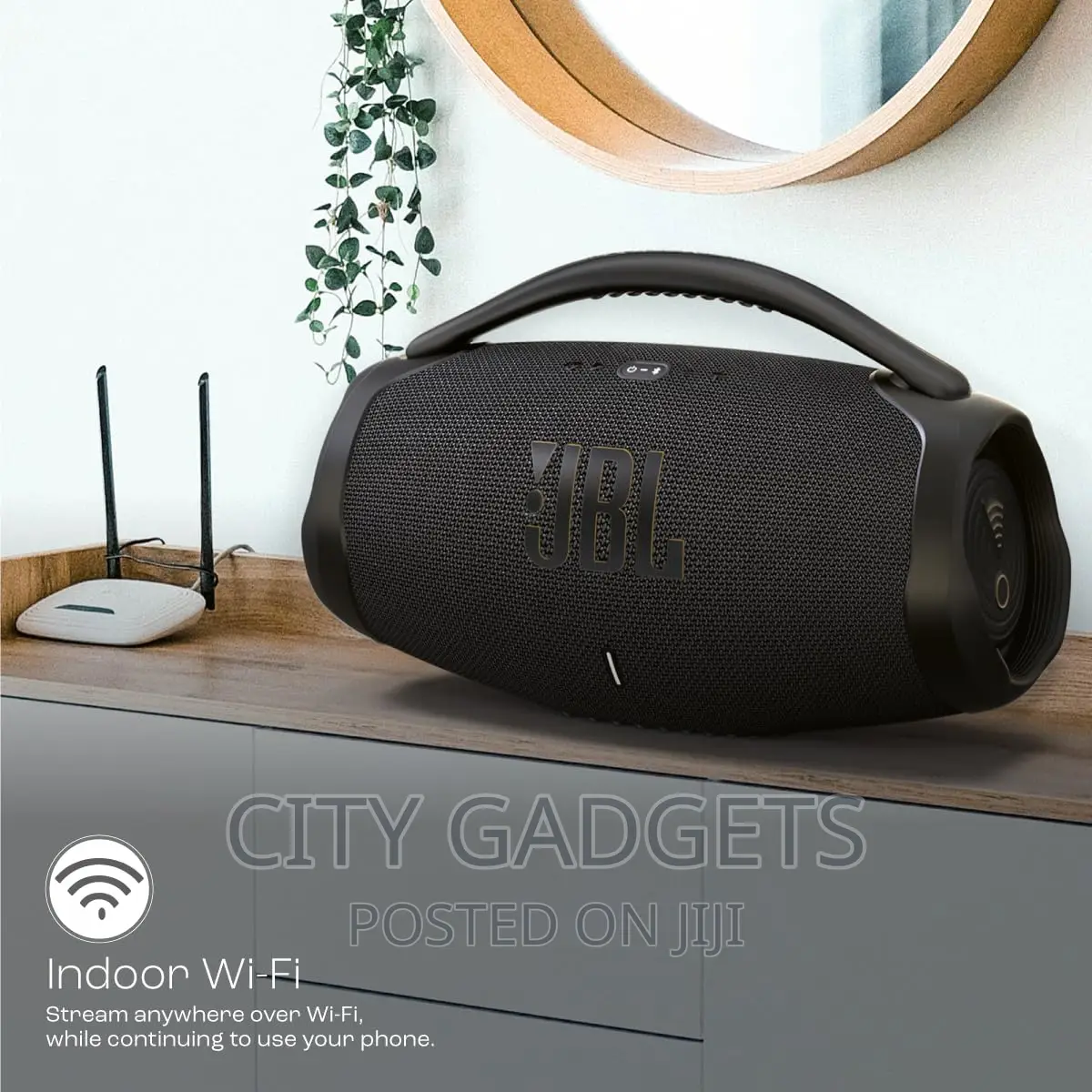 JBL Boombox 3 Wi-Fi, Wireless Portable Bluetooth Speaker