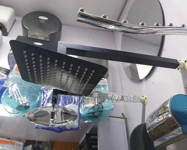 Black Shower Head Set - main view