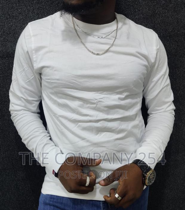 *Mjd Plain Long-Sleeved T-Shirts