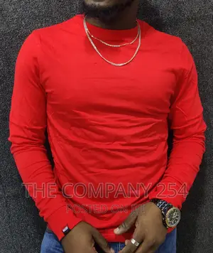 *Mjd Plain Long-Sleeved T-Shirts