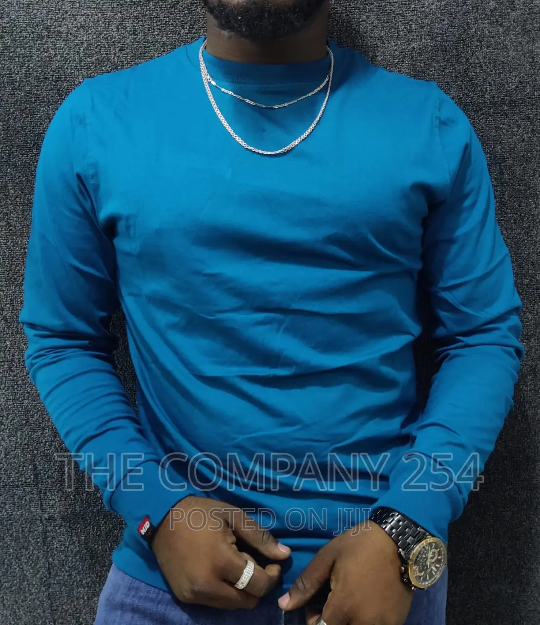 *Mjd Plain Long-Sleeved T-Shirts