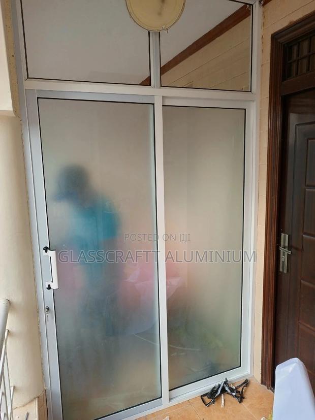 Opaque Aluminum Sliding Door