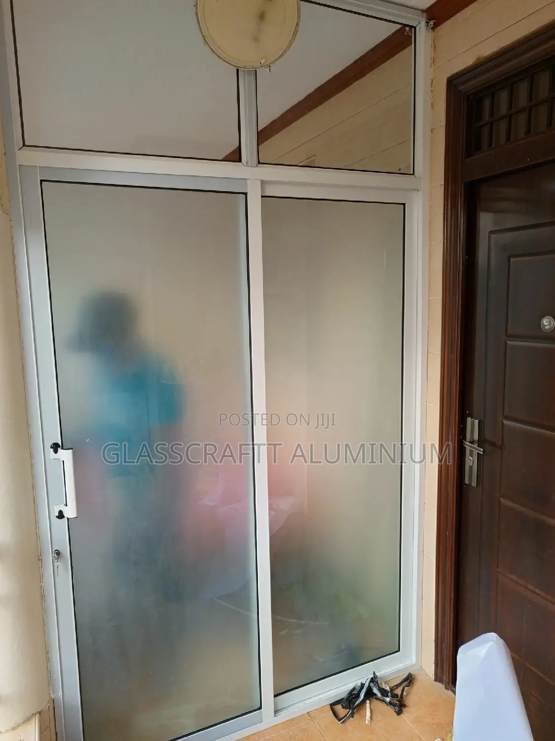 Opaque Aluminum Sliding Door
