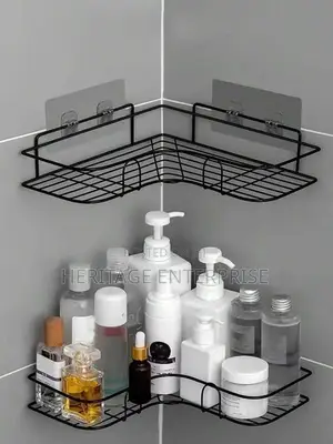 Bathroom/Toilet Corner Shelf Organizer.