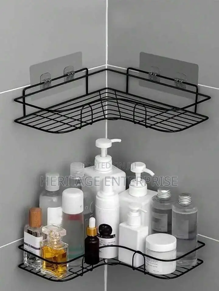 Bathroom/Toilet Corner Shelf Organizer.