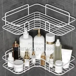 Bathroom/Toilet Corner Shelf Organizer.