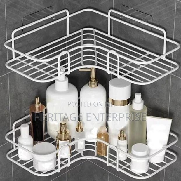 Bathroom/Toilet Corner Shelf Organizer. - thumbnail 2