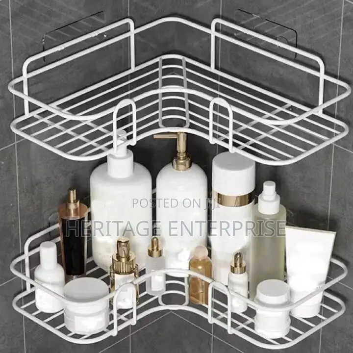 Bathroom/Toilet Corner Shelf Organizer.