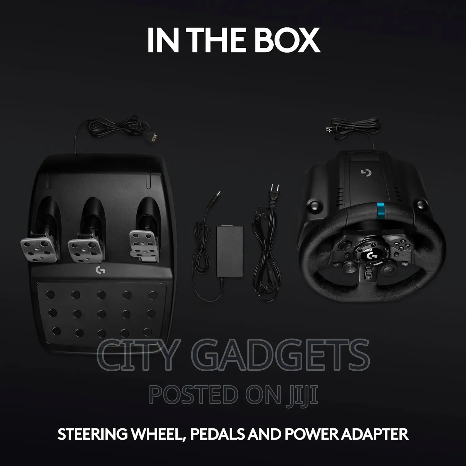 Logitech G923 Racing Wheel and Pedals, TRUEFORCE for Ps5